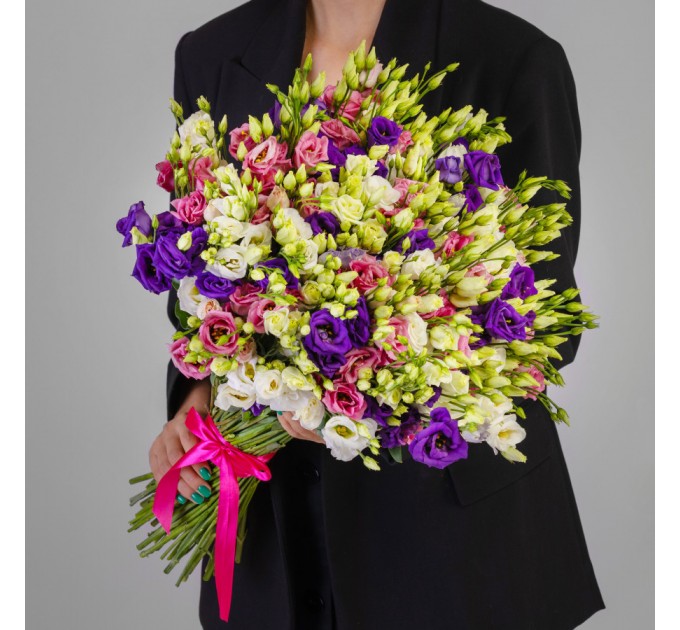 51 эустома микс