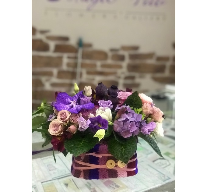 Композиція В'язанка Purple