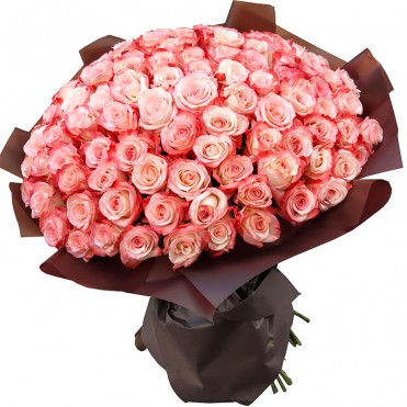 101 эквадорская роза 60 см в ассортименте