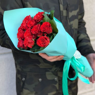 11 красных роз 50 см Эль Торо 11 красных роз 50 см Эль Торо