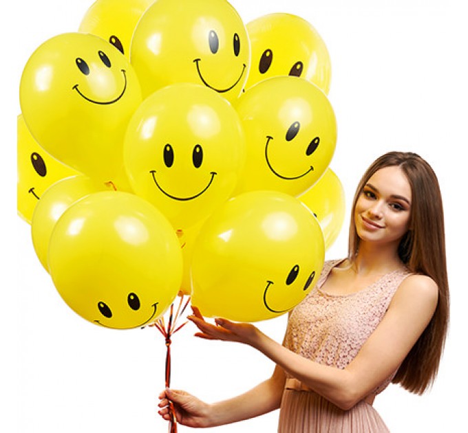 Колекція кульок "Смайли" - 3 кульки