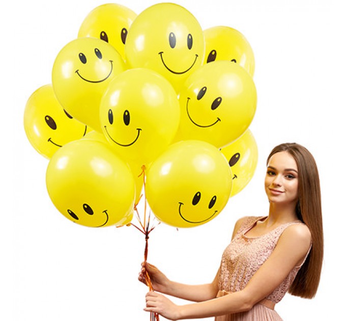 Колекція кульок "Смайли" - 3 кульки