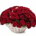 Кошик "101 червона троянда"