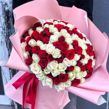 151 роза микс 50 см