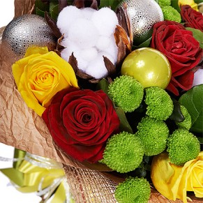 Яркий букет "Зимняя сказка"