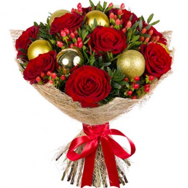 Букет "Новогодний карнавал" Букет "Новогодний карнавал"