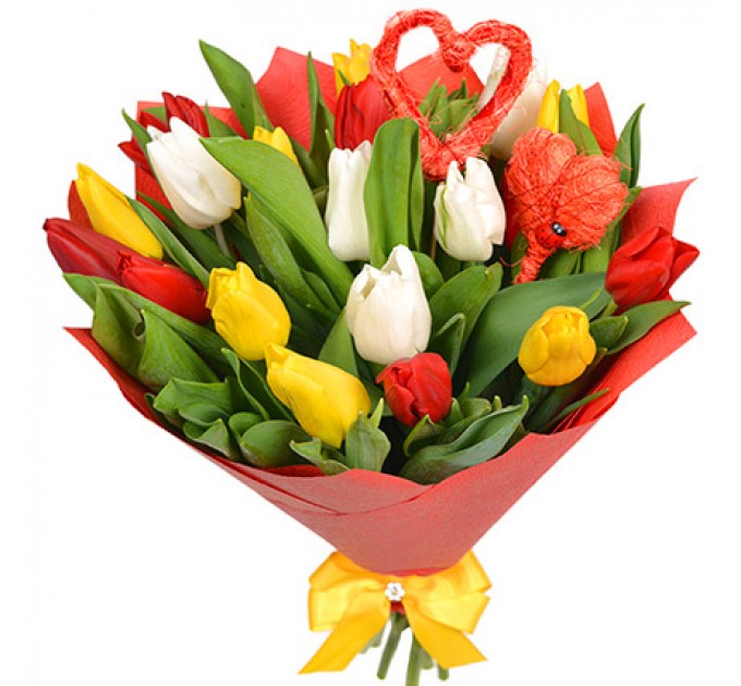 Букет "Два сердца!"