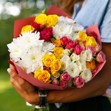 Букет "Поцілунок на удачу!"