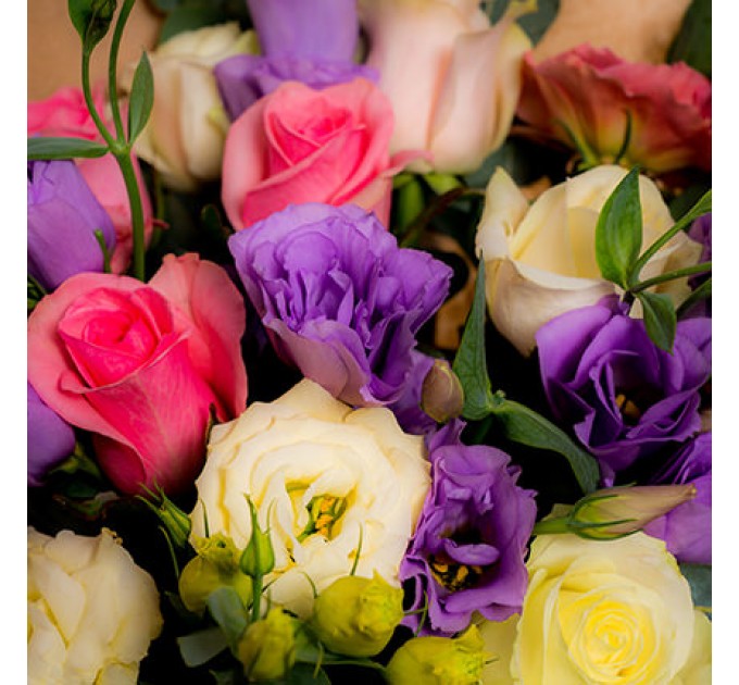 Букет "Цветочное Selfie!"