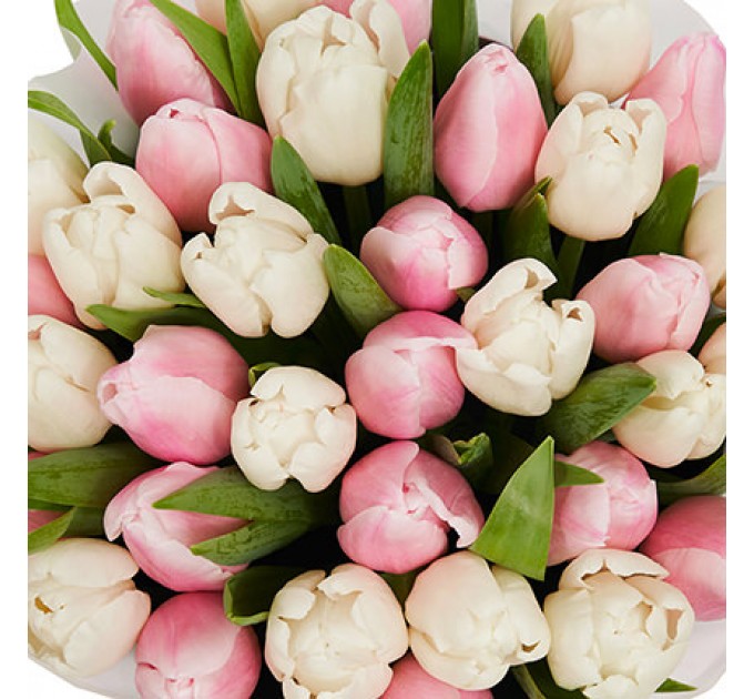 Квіти в коробці "Рожева хмара"