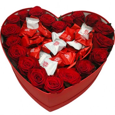 Цветы в коробке "Любимой"