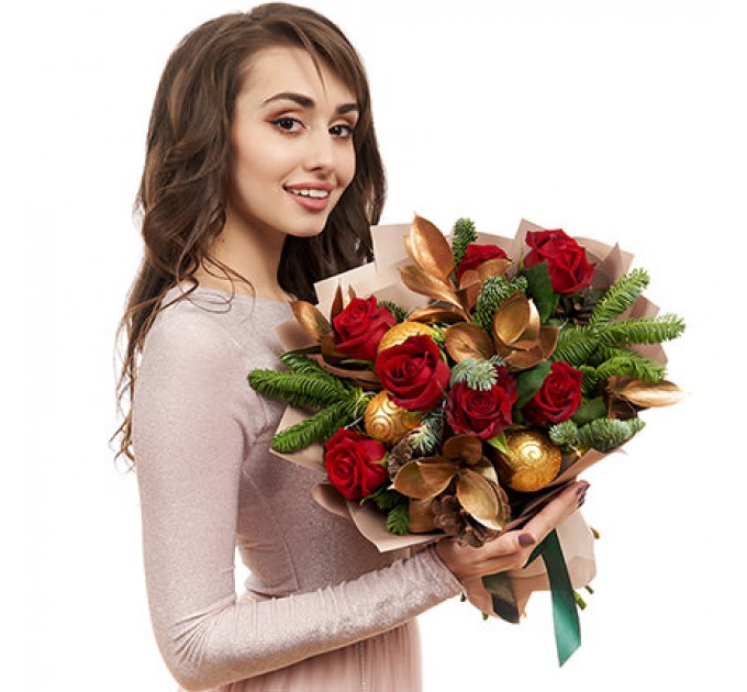 Букет "Новогоднее волшебство"