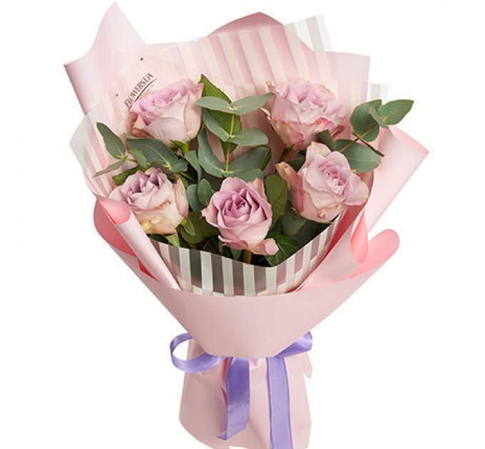 Букет із 5 троянд «Memory Lane»