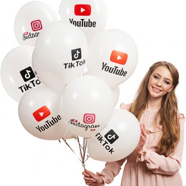 Коллекция шариков "Лучший Блогер" - 5 шариков