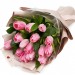 Букет "15 рожеві тюльпани"