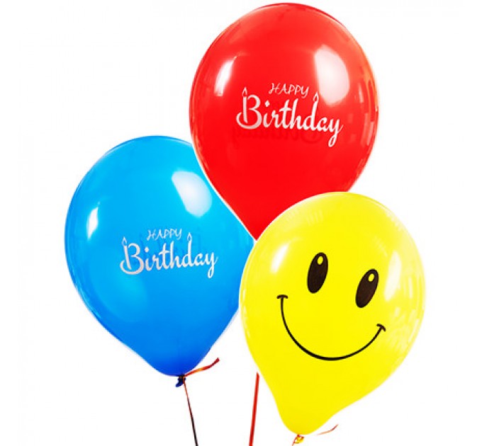 Колекція кульок "Веселий День Народження" - 3 кульки