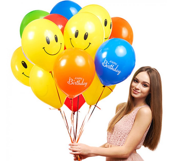 Колекція кульок "Веселий День Народження" - 3 кульки