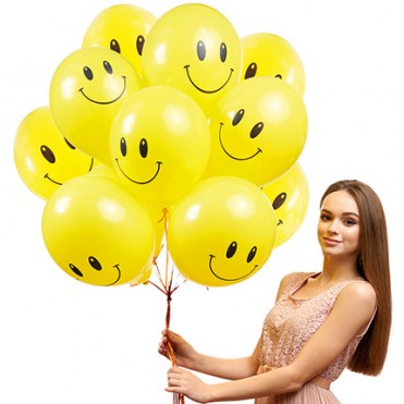 Коллекция шариков "Смайлики" - 9 шариков
