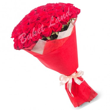 59 червоних троянд Гран При 60 см 59 червоних троянд Гран При 60 см