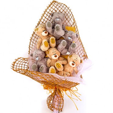 Букет іграшок "Ведмежата"