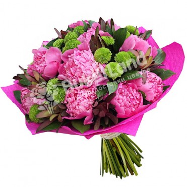Букет півонії «Формула кохання»