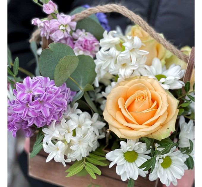 Композиція в дерев'яному ящику «Angels»