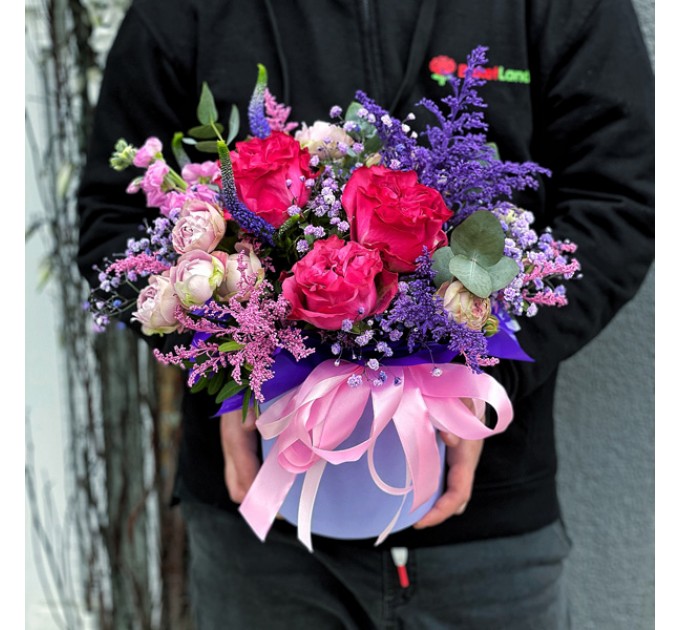 Композиция в коробке «Акварель»