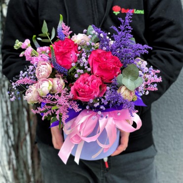 Композиция в коробке «Акварель»