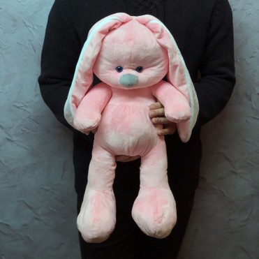 М'яка іграшка «Рожевий зайчик»