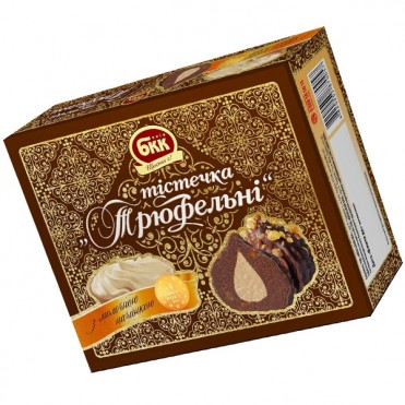 Тістечка БКК Трюфельні з молочною начинкою 450г
