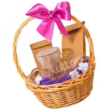 Подарунковий кошик «Чайна троянда»