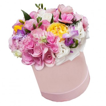 Шляпная коробка с экзотикой | размер S