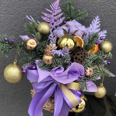 Зимова композиція «Золота зима»