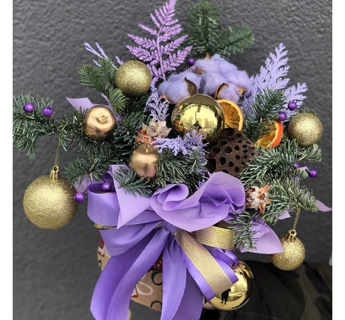 Зимова композиція «Золота зима»